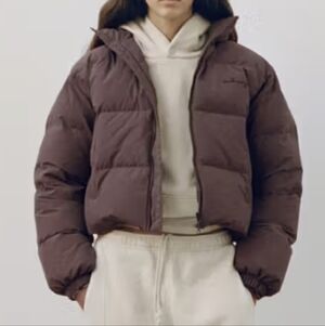 Madhappy Women's Cropped Cozy Puffer Jacket